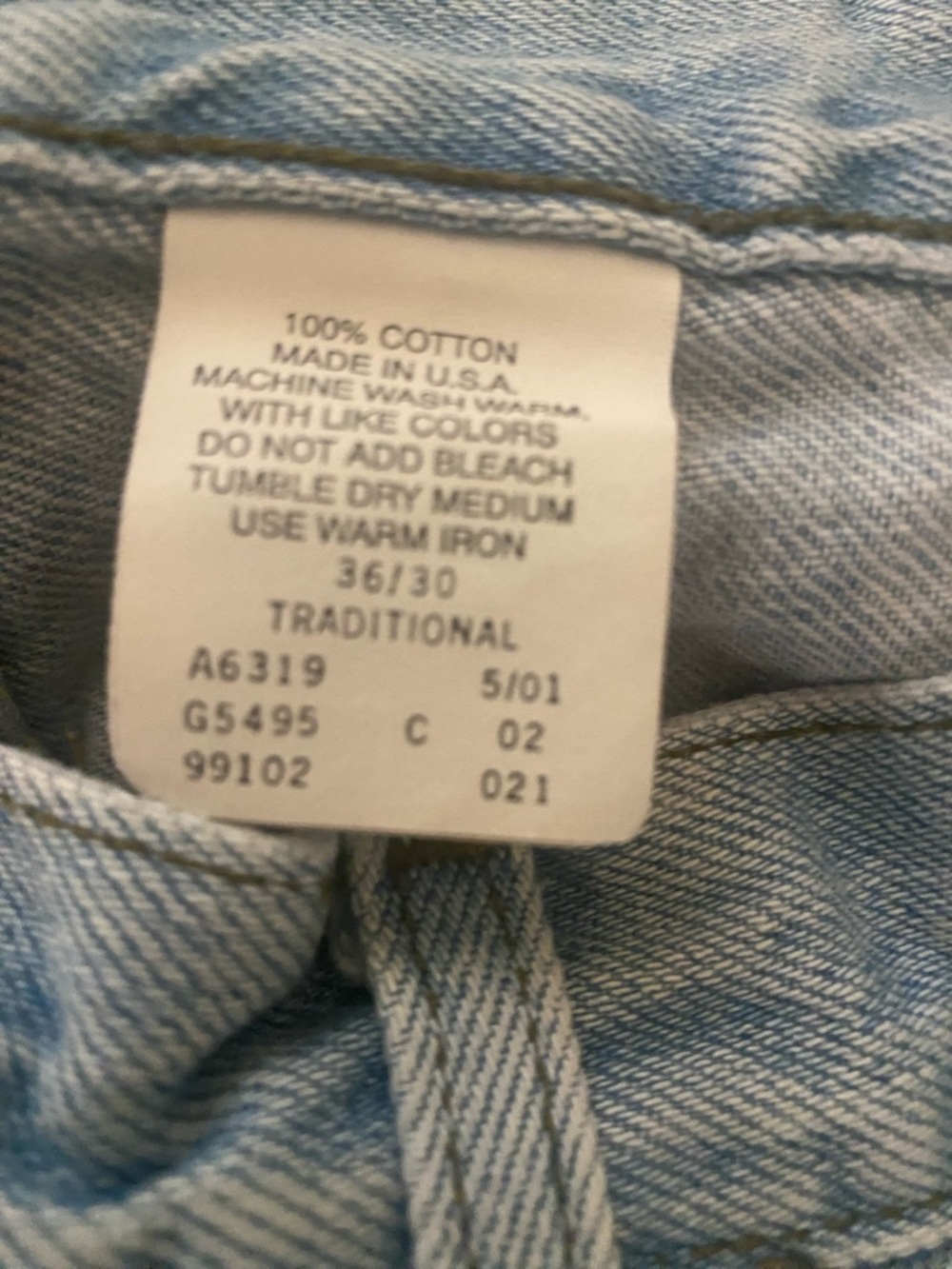 Harley-Davidson Light Blue Men’s Bootcut Jeans - Picture 6 of 6